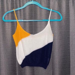 knitted crop top